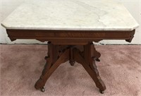 Marble Top Accent Table