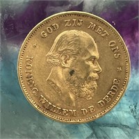 1875 Willem III Gold Coin - Netherlands