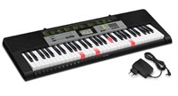 Casio LK-135 Key Lighting Keyboard, 61 Piano w sta