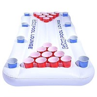 New GoPong Pool Lounge Floating Beer Pong Table In