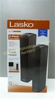 2-pack LASKO Tower Heaters