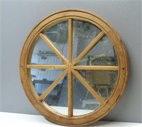 Wagon Wheel Mirror