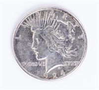 Coin 1924-S Peace Silver Dollar Choice AU