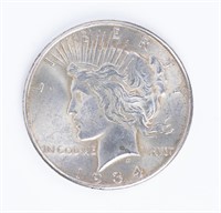 Coin 1934 Peace Silver Dollar Gem BU