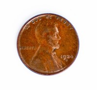 Coin 1924-D Lincoln Cent Extra Fine