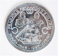Coin 1996 Portugal 1000 Escudos Silver Crown