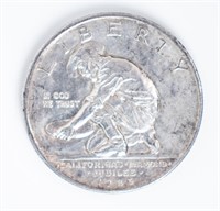 Coin 1925-S California Comm.  Half Dollar BU