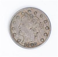 Coin 1888 Liberty Nickel in Extra Fine
