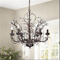 Lakendra 6 Light Candle Style Chandelier(Notes)