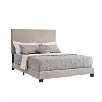 Upholstered Low Profile Bed - Full Size