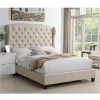 Feliciti Tufted Upholstered Low Profile Bed Queen