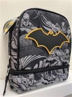 Batman Dual Compartment Drop Bottom Lunch Bag