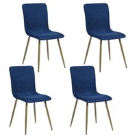 Fondren Upholstered Side Chair (Set of 4)-Blue