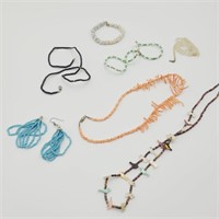 Lot of Beaded Jewelry w/ Earrings