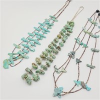 3 Turquoise Necklaces