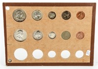 Coin (2) 1957-D Uncirculated Sets in Vintage Disp