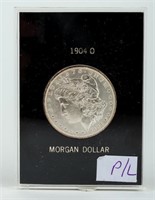 Coin 1904-O  Morgan Silver Dollar BU DMPLS