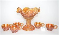 Antique Carnival Glass Marigold