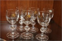 Set of Leaded Crystal Glasses