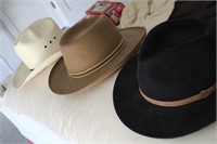 Lot of Mens Hats-Stetson & Others