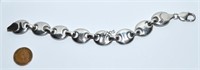 Sterling Silver Mariner Gucci Style Bracelet!