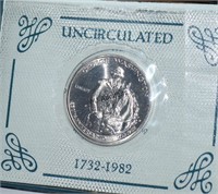 U.S. 1982 George Washington .900 Silver .50  #2