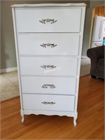 White French Provincial Dresser and Bedside Table-