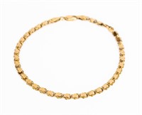 Jewelry 14kt Yellow Gold Heart Chain Bracelet