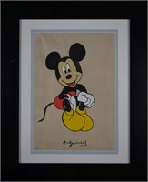 Original in the Manner of Andy Warhol Mickey