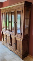 Kincaid 2 piece china cabinet. 72"Wx17Dx86T.