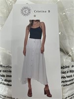 CRISTINA B WOMENS SKIRT SMALL