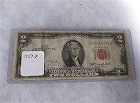 1953 b 2 dollar bill
