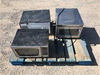 (3)pcs Assorted Microwaves