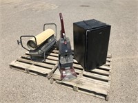 (3)pc - Mini Fridge, Vacuum, Electric Heater