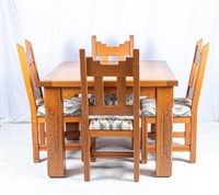 Furniture Southwestern Style Table & 4 Chairs
