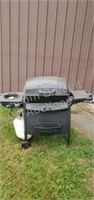 Char-Broil propane grill with side burner, comes