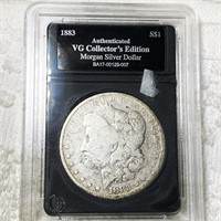 1883 Morgan Silver Dollar BA - VG