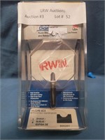NEW Irwin Tools Carbide Router Bit 1/4 Core Box