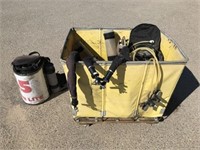 (4) Backpack Beer Systems and Cart