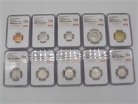 2017 S SP70 ENHANCED FINISH NGC COMPLETED SET