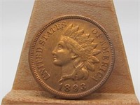 1893 INDIAN HEAD PENNY AU 50+