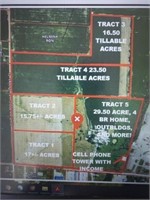TRACT 1 - 17+- ACRES, 12 TILLABLE, 5 PASTURE