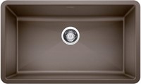 BLANCO, Brown Super Single Undermount Kitchen Sink