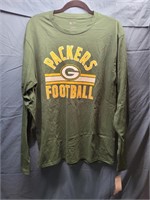 New Men's Green Bay Packers Long Sleeve Tee shirt
