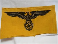 Yellow German State Service Arm band
