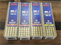 400 Rounds--CCI Mini Mag 22 LR Ammunition
