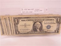 7- 1935 & 1957 Silver Certificates