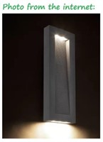2 New Modern Forms LED In/Outdoor Wall Lights