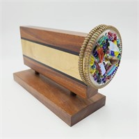 Art Glass & Wood Kaleidoscope