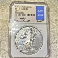 2014-W Silver Eagle NGC - MS70